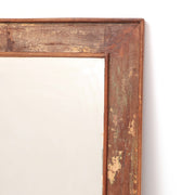 Recycled wood frame mirror - India