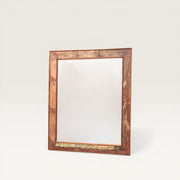 Recycled wood frame mirror - India