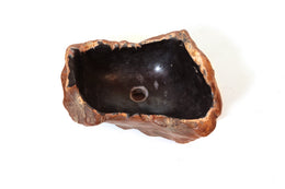 Fossilized wood sink - 6