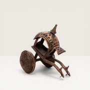 Ancient Bronze War Chariot Figurine