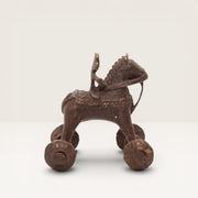 Bronze Chariot Horse Statuette