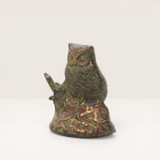 Statuette Hibou sur Branche en Bronze
