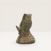 Statuette Hibou sur Branche en Bronze