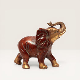 Bronze Elephant Figurine