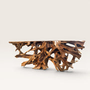 Grande console racine de teck - pièce unique