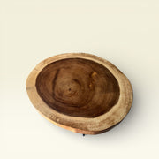 Massiver Couchtisch - Naturstamm, Tischplatte 5cm