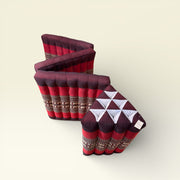Coussin Triangulaire Thaï avec Matelas Pliable - Fait Main