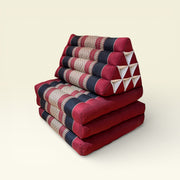 Coussin Triangulaire Thaï avec Matelas Pliable - Fait Main