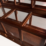 Teak Trolley with Cover - Artisanal Mobile Stand