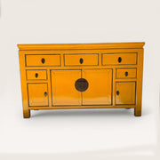 Elm Chinese buffet - 6 drawers and 3 doors