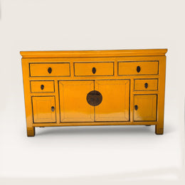Chinesisches Sideboard aus Ulmenholz – 6 Schubladen und 3 Türen