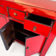 Chinesisches lackiertes Buffet aus 100 % recycelter Ulme