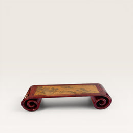 Table basse chinois rouge laqué - 100% original