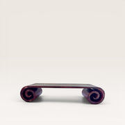 Red lacquered Chinese coffee table - 100% original
