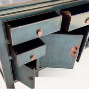 Elm Chinese buffet - 6 drawers and 3 doors