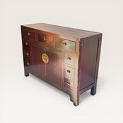 Natural elm Chinese side table - 100% original
