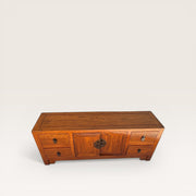 Niedriger Schrank - Naturulme - 100 % original