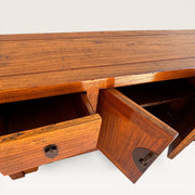 Niedriger Schrank - Naturulme - 100 % original
