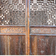 Altes chinesisches Paneel - Echtes geschnitztes Holz