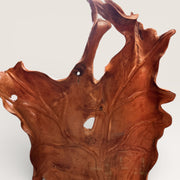 Blatt aus Teakholz 100 % original