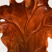 Feuille sculpté en teck 100% original