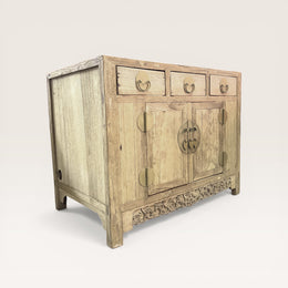 Old Chinese Natural Sanded Sideboard
