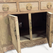 Old Chinese Natural Sanded Sideboard