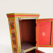 Original painted wooden corner cabinet