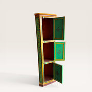 Eckschrank Original Holz lackiert-1