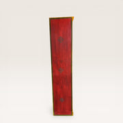 Originaler bemalter Eckschrank aus Holz-3