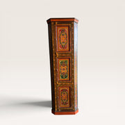 Original Eckschrank aus bemaltem Holz-4