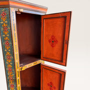 Original Eckschrank aus bemaltem Holz-4