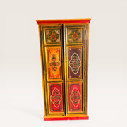 Tibetischer Schrank, bemalt — florale Medaillons 7