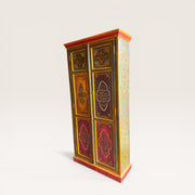 Tibetischer Schrank, bemalt — florale Medaillons 7