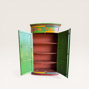 Curved painted wood cabinet — Paisley