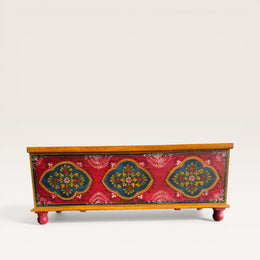 Hand-painted Tibetan trunk