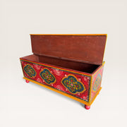 Hand-painted Tibetan trunk