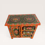 Petite commode tibétaine peinte