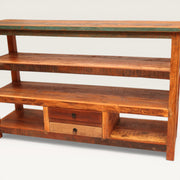 Konsole aus recyceltem Massivholz