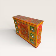 Buffet indien peint