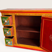 Buffet indien peint