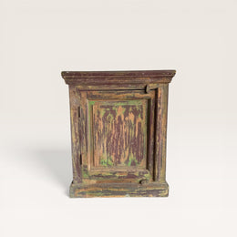 Solid wood bedside table
