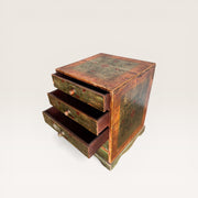 Solid wood bedside table