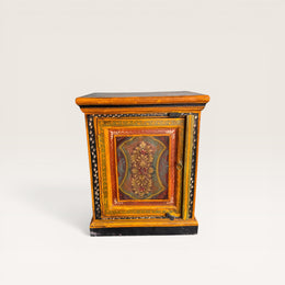 Painted solid wood bedside table