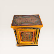 Painted solid wood bedside table