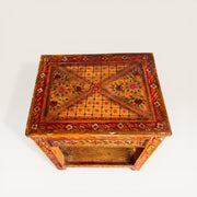 Handbemalter indischer Beistelltisch