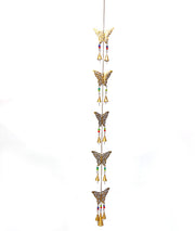 Chime large butterfly chain - gold