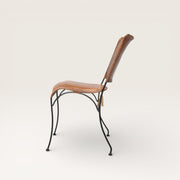 leather and metal chair - Retro