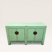 Commode en orme recyclé - frise sculptée