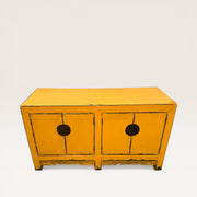 Commode en orme recyclé - frise sculptée